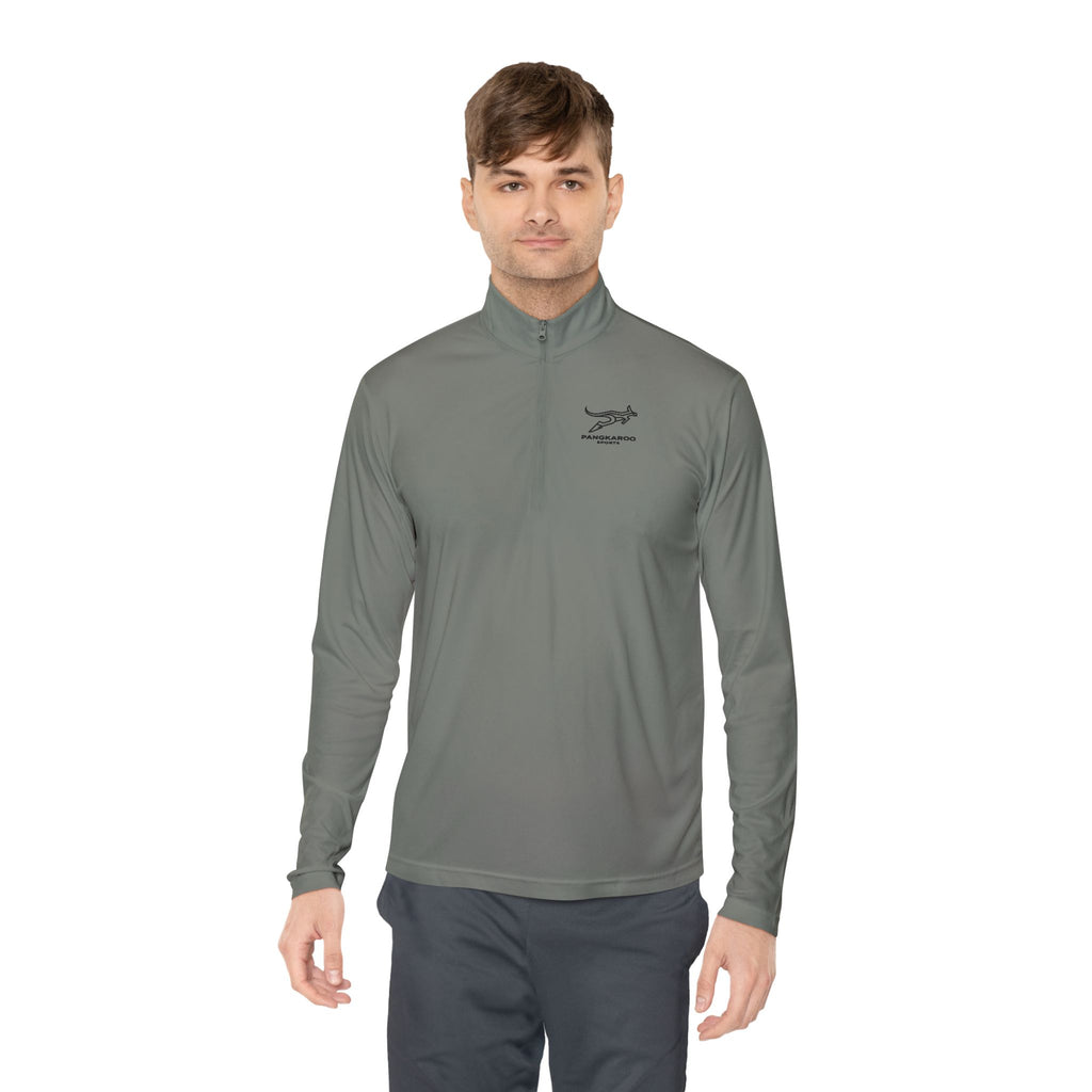 Quarter-Zip Pullover — Pangkaroo Logo