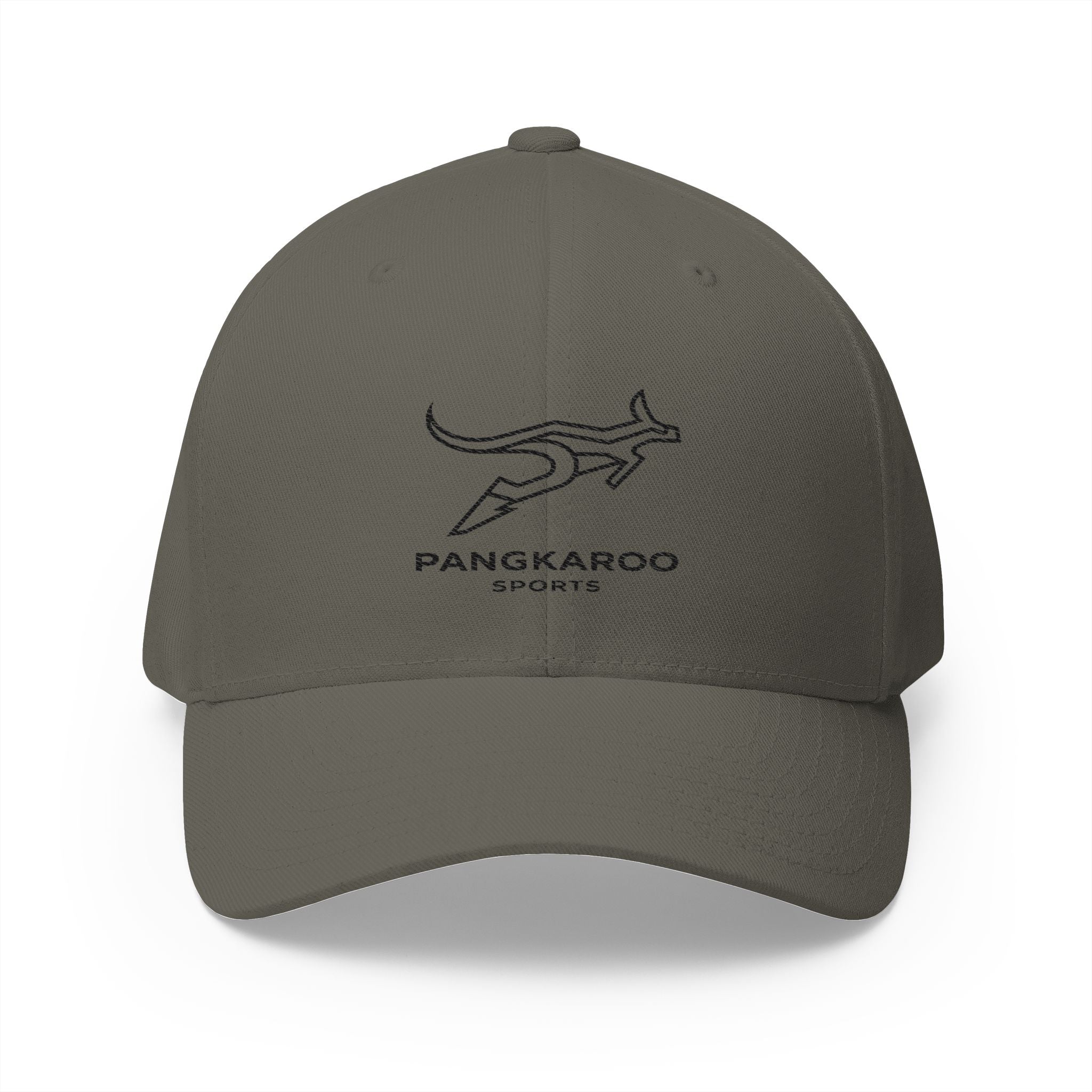 Embroidered Pangkaroo Logo Cap — Structured Closed-Back Baseball Hat