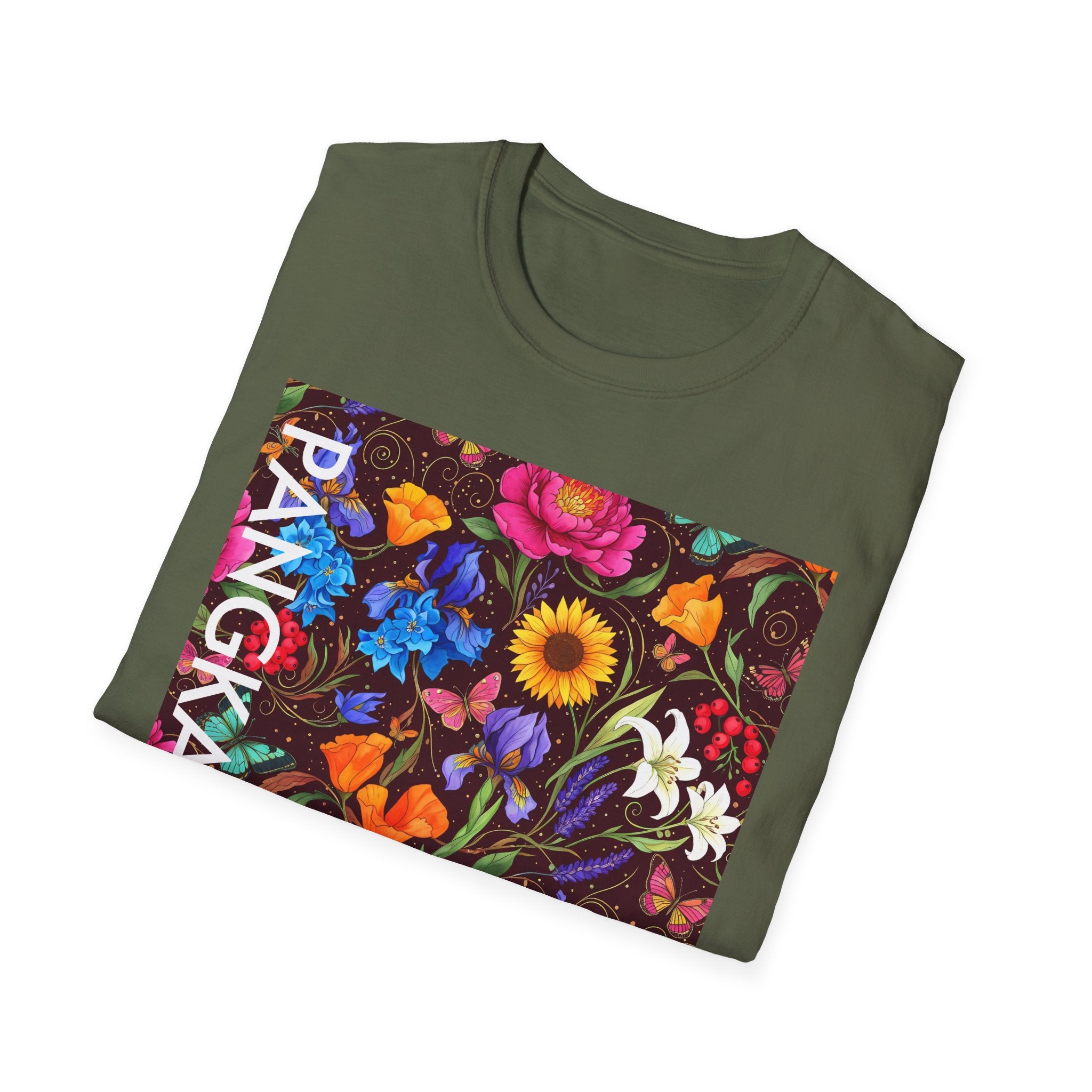 Floral Pangkaroo Artwork T-Shirt
