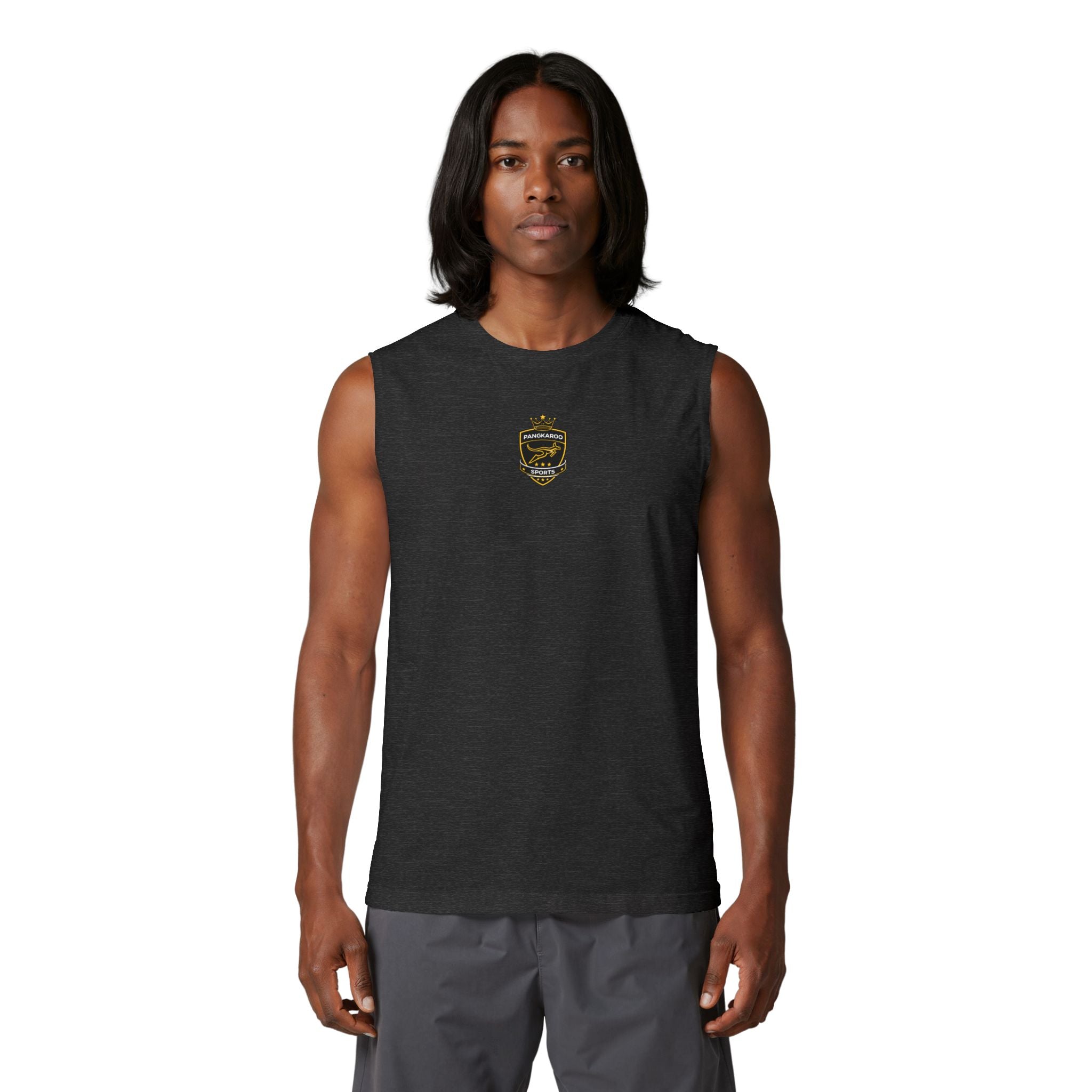 Crown Crest Muscle Tank — Vintage Shield Logo