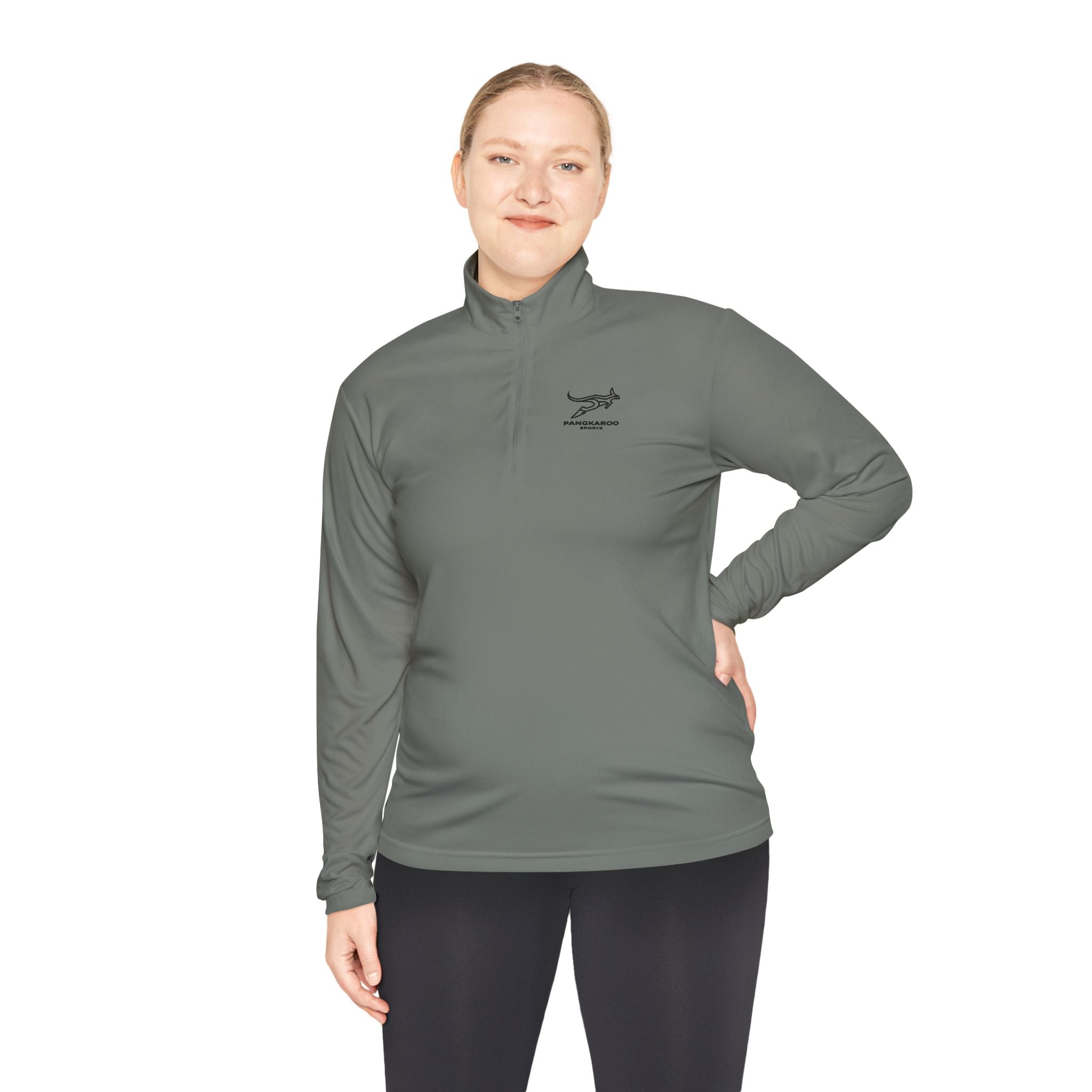Quarter-Zip Pullover — Pangkaroo Logo