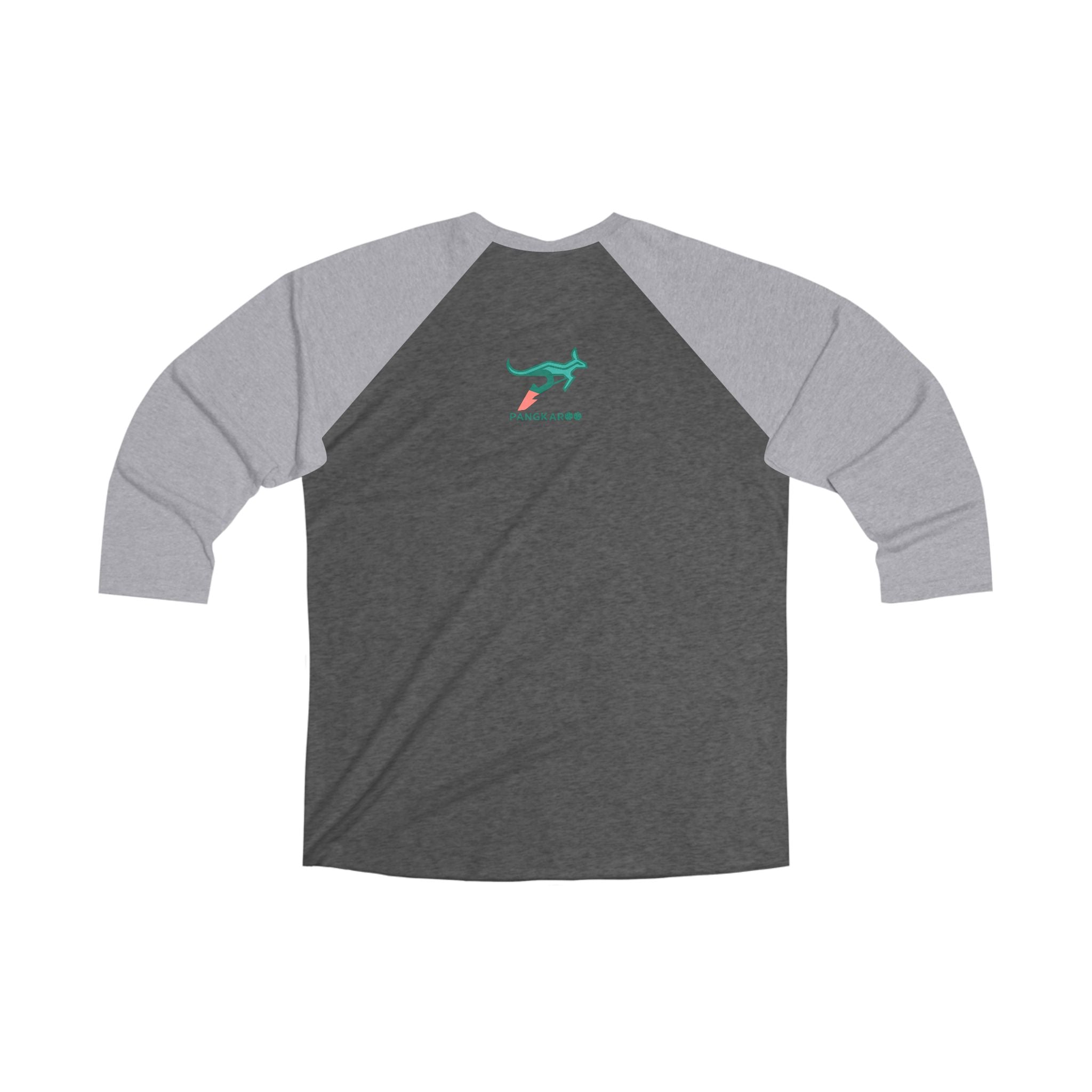 Pangkaroo sports Unisex Tri-Blend 3\4 Raglan Tee