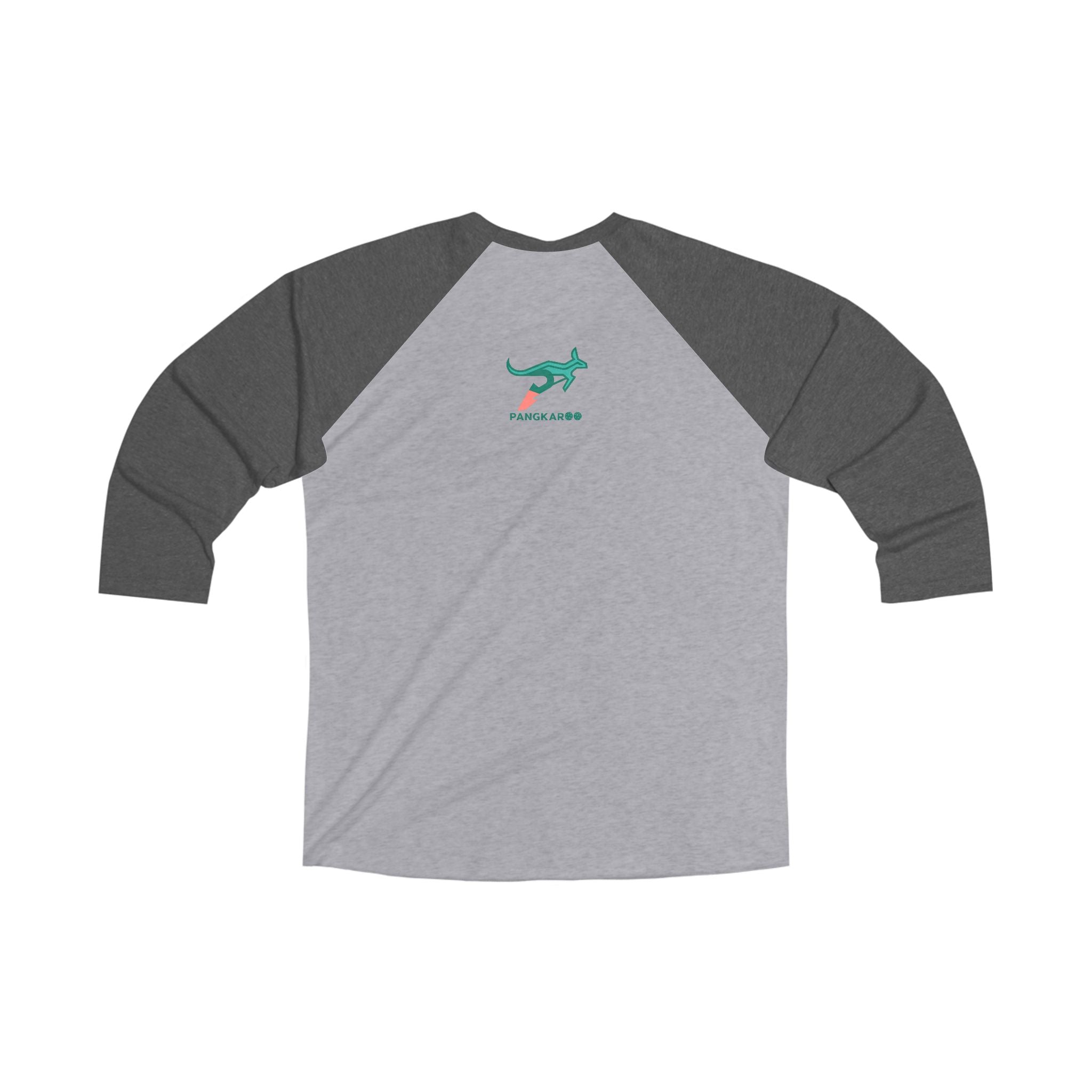 Pangkaroo sports Unisex Tri-Blend 3\4 Raglan Tee