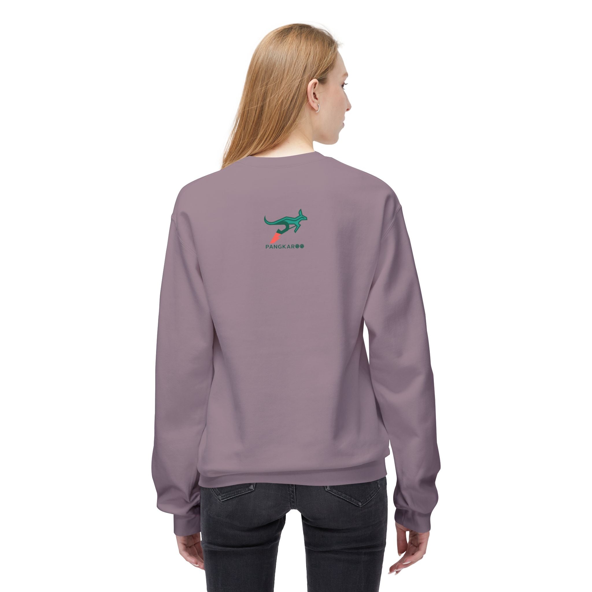 Pickleball Love Crewneck Sweatshirt — Neon Ball Graphic