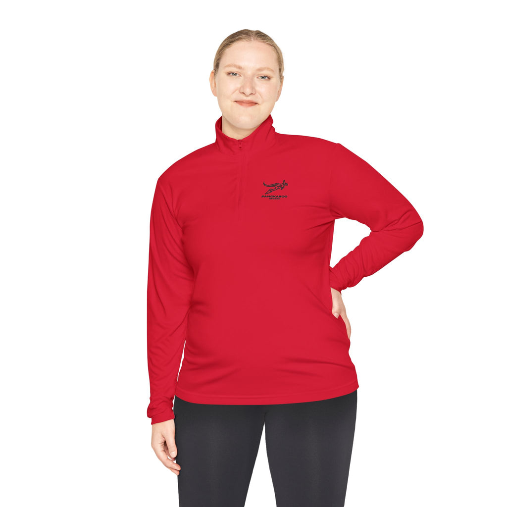 Quarter-Zip Pullover — Pangkaroo Logo