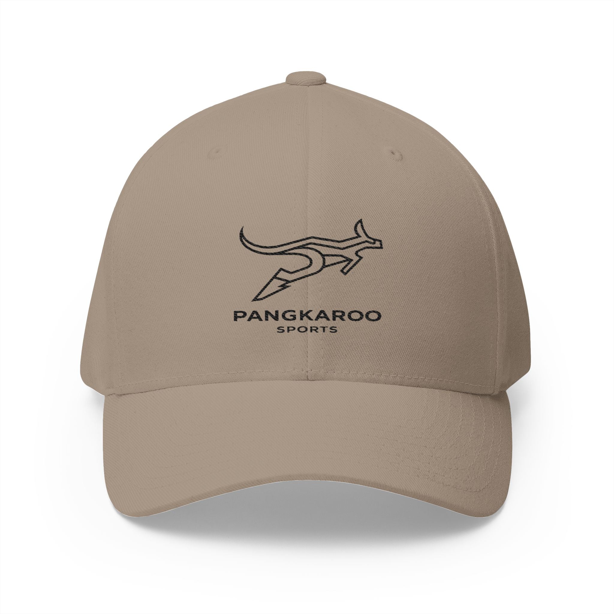Embroidered Pangkaroo Logo Cap — Structured Closed-Back Baseball Hat