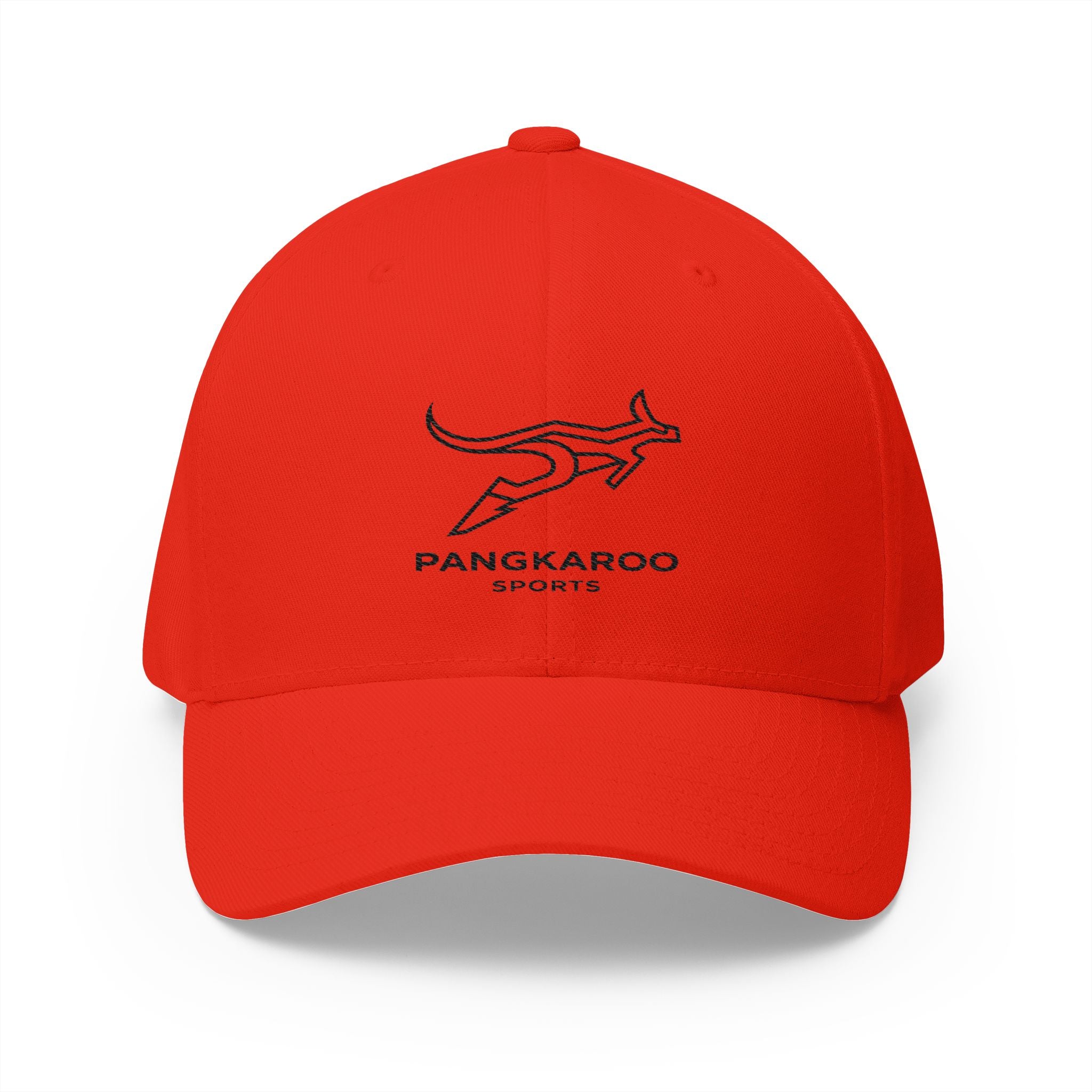 Embroidered Pangkaroo Logo Cap — Structured Closed-Back Baseball Hat