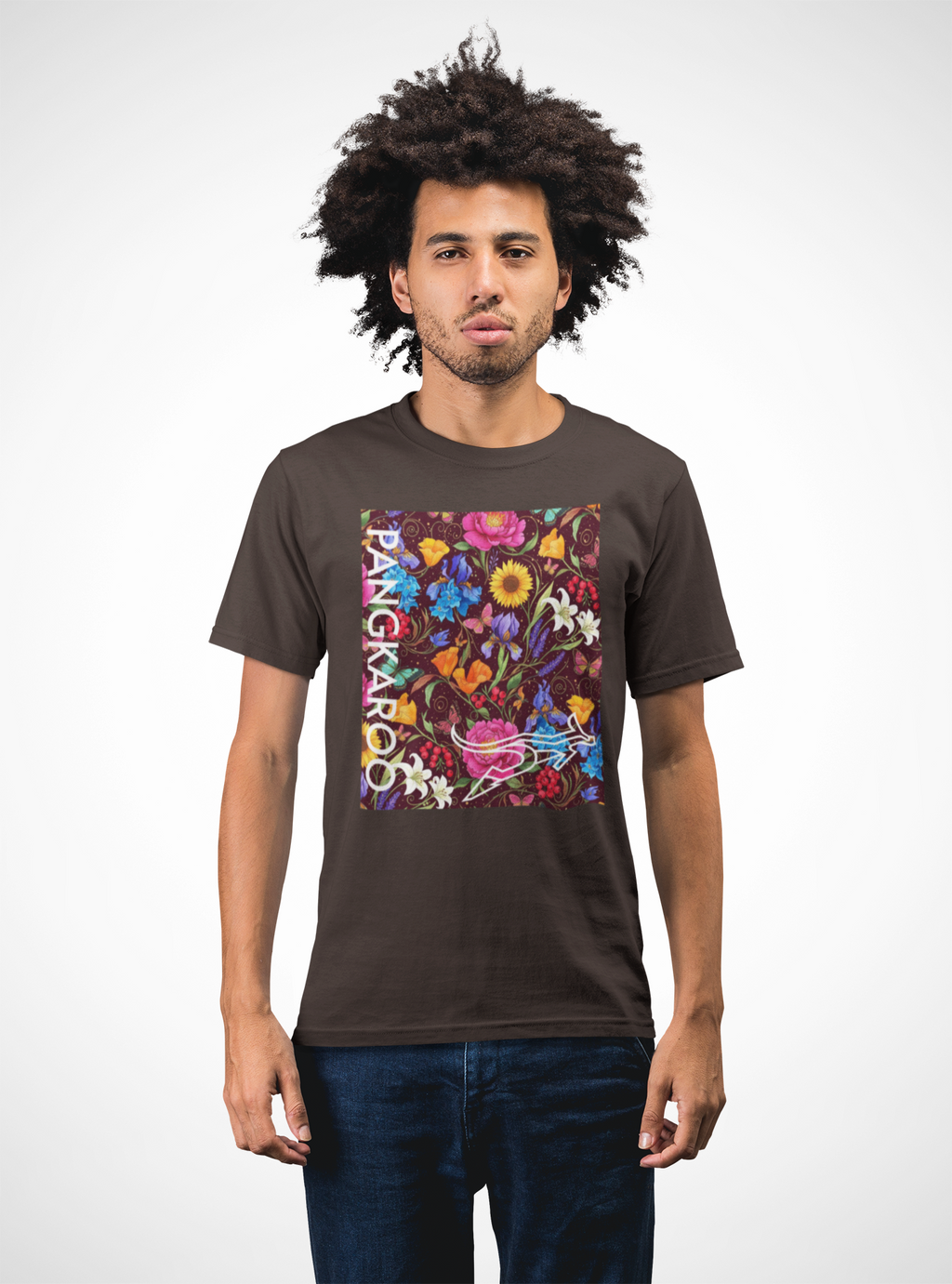 Floral Pangkaroo Artwork T-Shirt