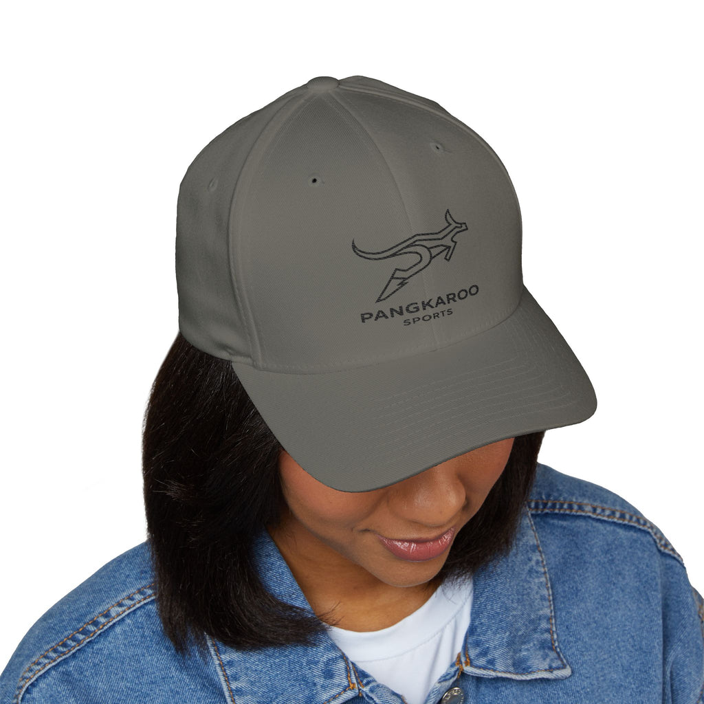 Embroidered Pangkaroo Logo Cap — Structured Closed-Back Baseball Hat