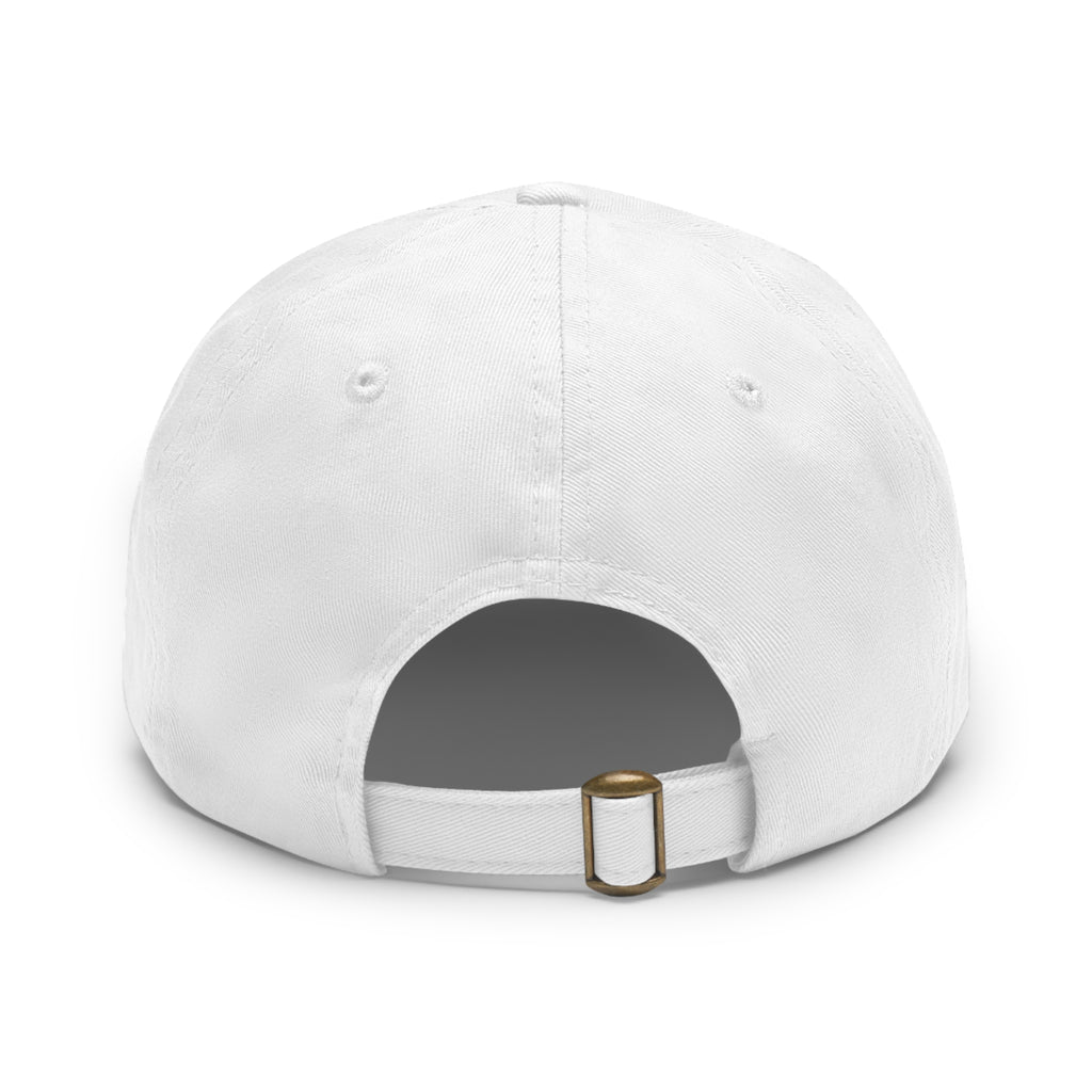 Tennis Dad Hat — "Built for the Rally" Leather Patch Cap