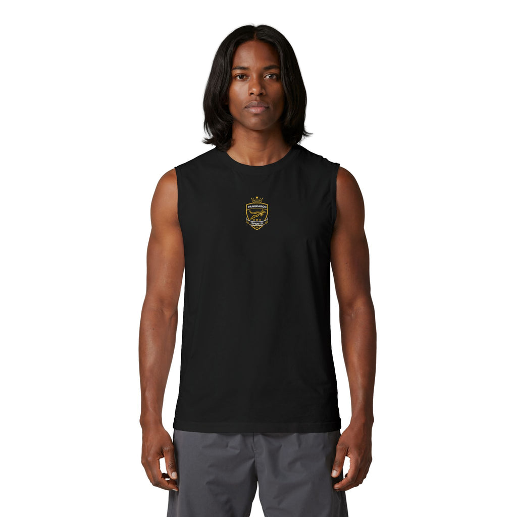 Crown Crest Muscle Tank — Vintage Shield Logo