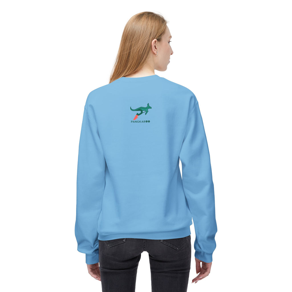 Pickleball Love Crewneck Sweatshirt — Neon Ball Graphic