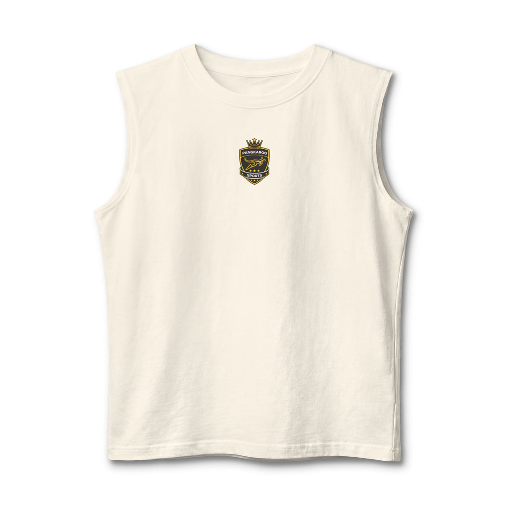 Crown Crest Muscle Tank — Vintage Shield Logo