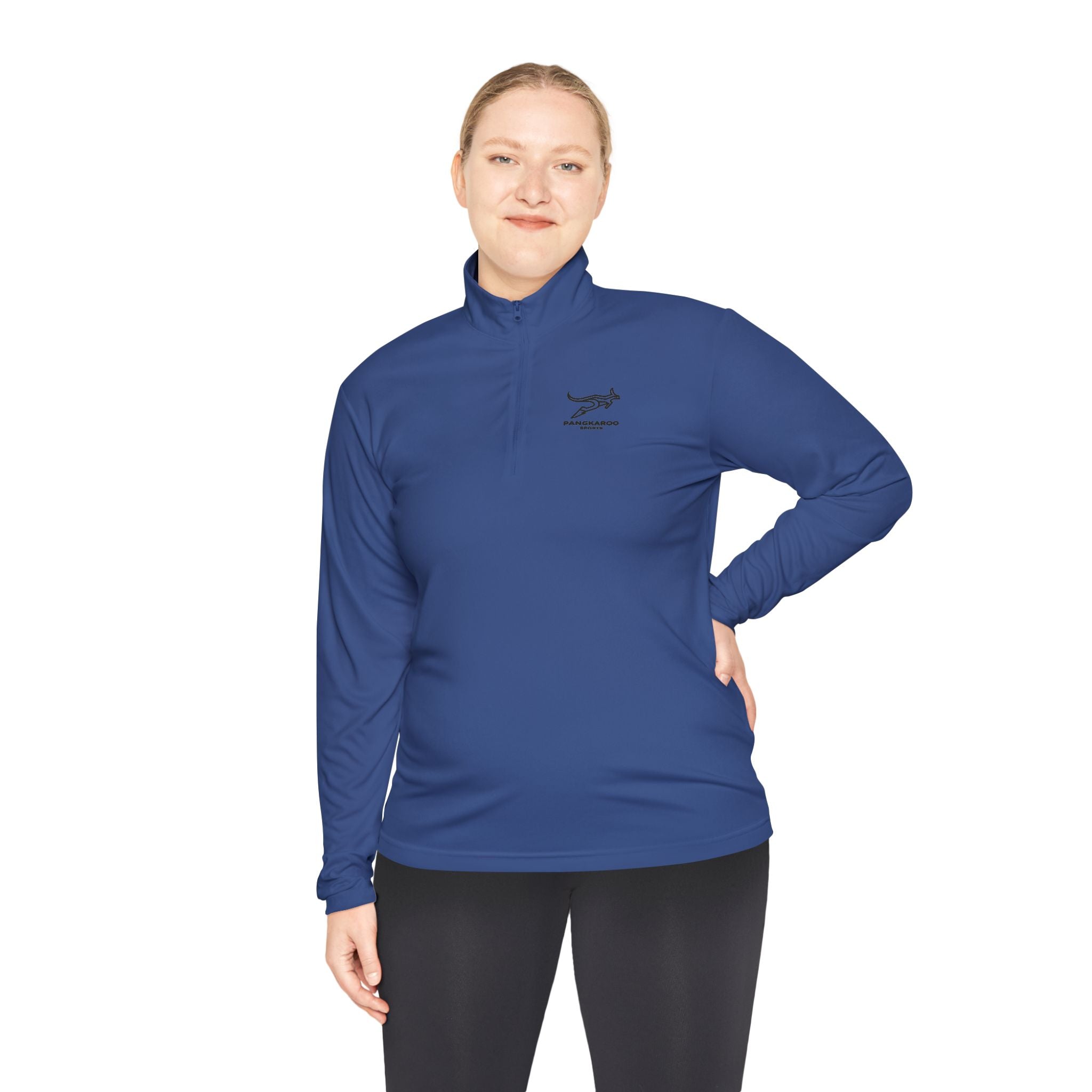 Quarter-Zip Pullover — Pangkaroo Logo