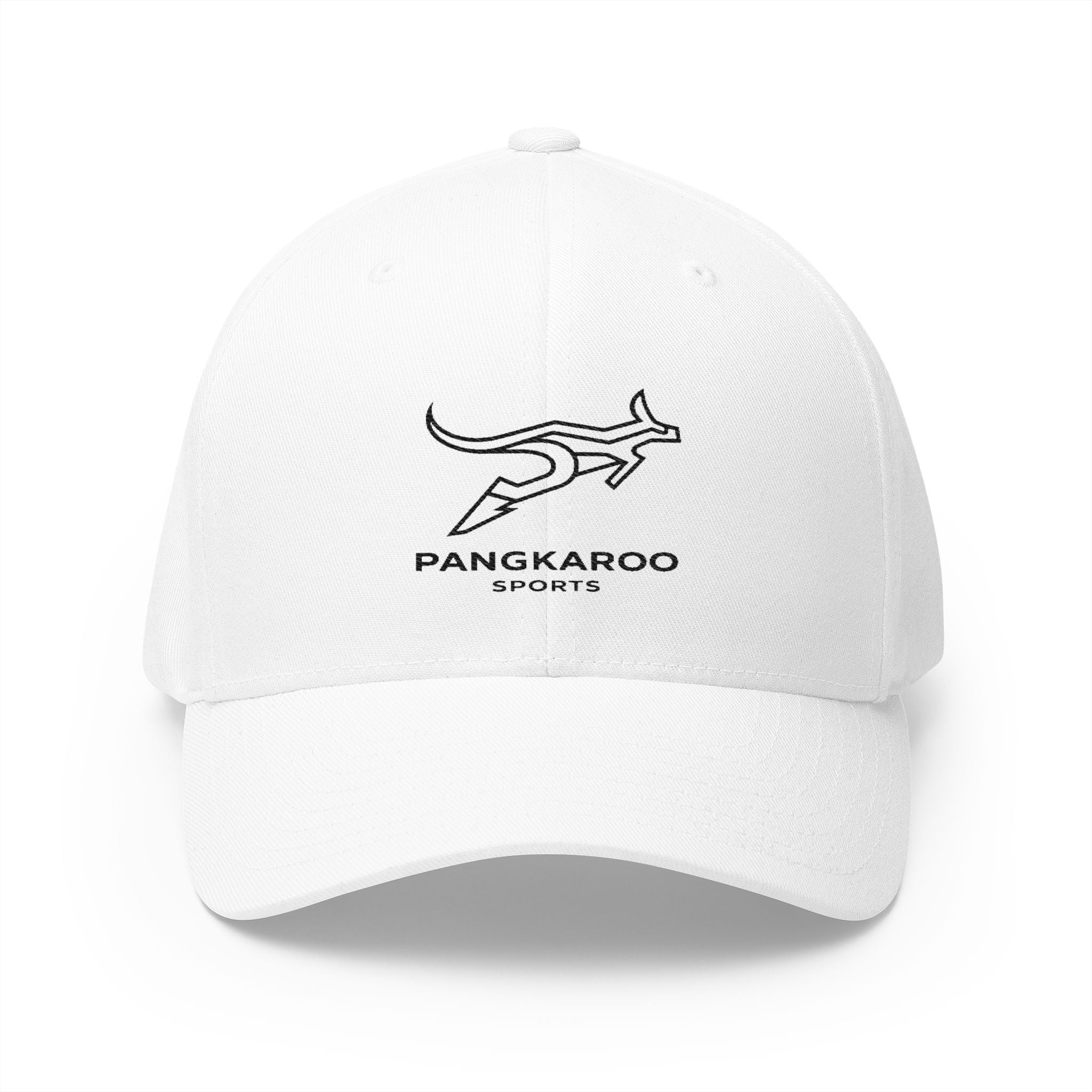 Embroidered Pangkaroo Logo Cap — Structured Closed-Back Baseball Hat